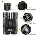 900x25 HD Powerful Binoculars 9000M Long Range Folding Mini Telescope BAK4 FMC Optics For Hunting Sports Outdoor Camping Travel