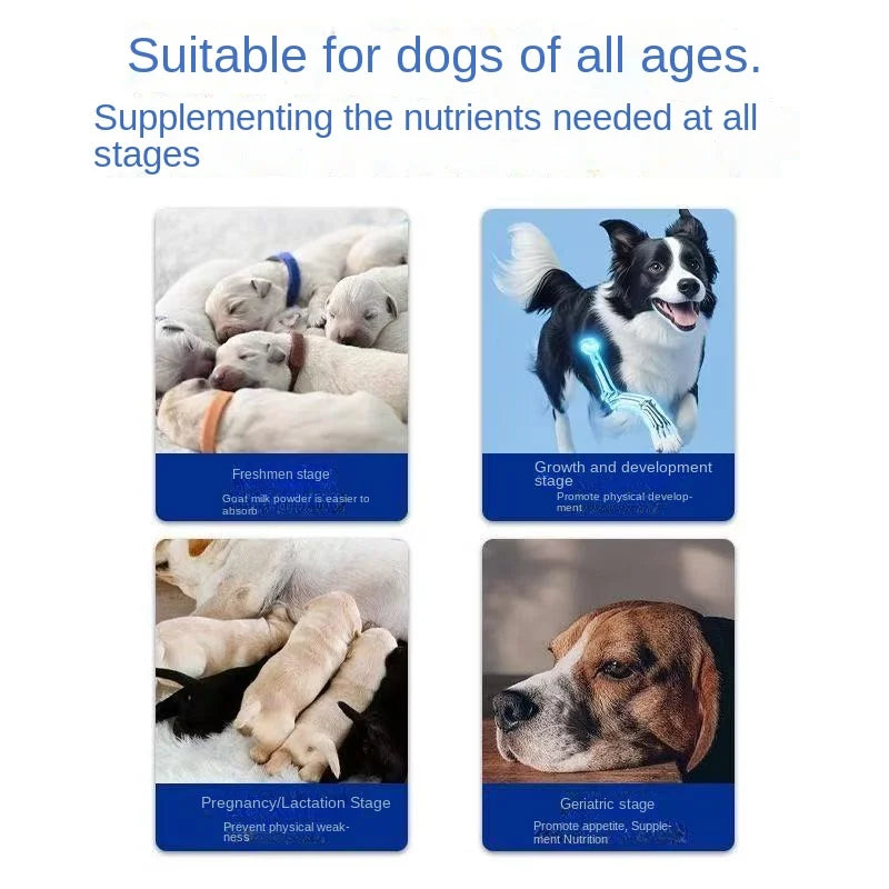 Pet Sheep Milk Powder for Dogs And Cats - Puppy Nutrition Kitten Calcium Supplement General Nutritional Supplement