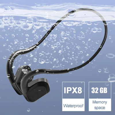 IPX8 Waterproof Bone Conduction Earphone Bluetooth5.3 | SAMAG