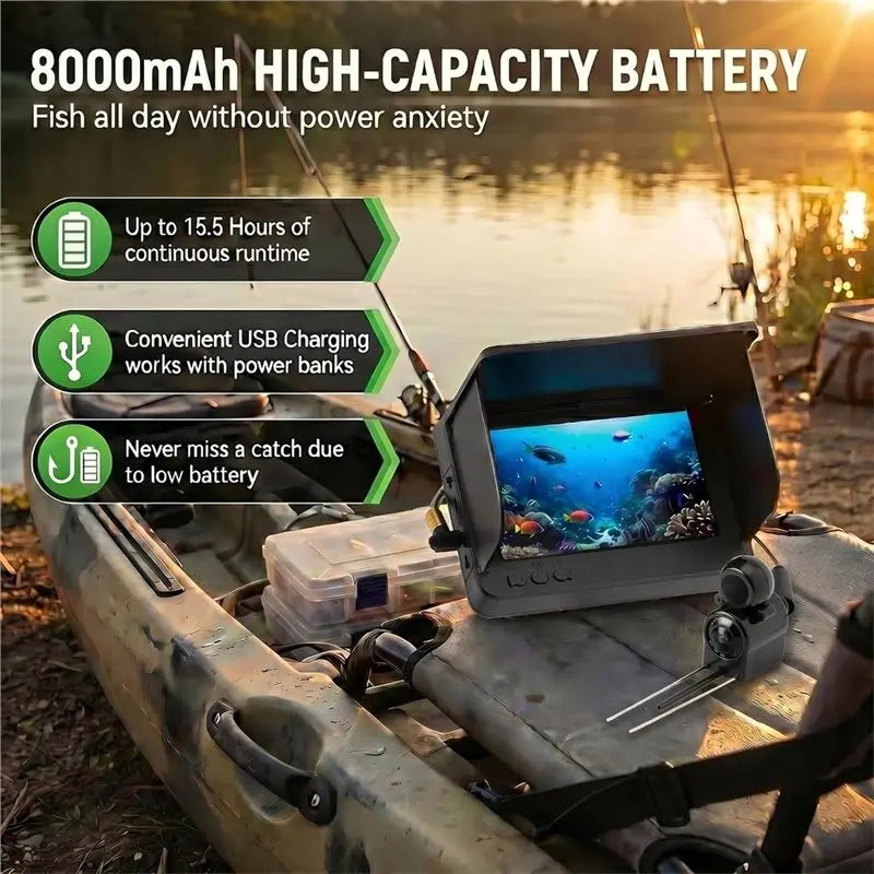 A74K-Underwater Fishing Finder Camera: 220°Wide-Angle | SAMAG