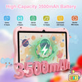 7 Inch Kids Tablet Android 14, 4GB RAM 64GB ROM, WiFi Bluetooth Type-C Port with Protective Case Gift for Children