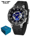 PINDU Design Original New Brand Wristwatches Miyota 8215 Planet Theme Series Mechanical Watch Men's Curved - Visuel 9 | SAMAG