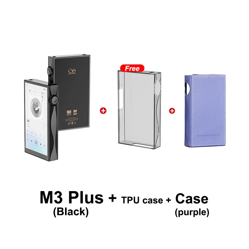 SHANLING M3 Plus HiFi Portable Music Player USB DAC AMP Open Android 13 Hi-Res Audio MP3 DSD512 PCM768 Bluetooth LDAC WiFi