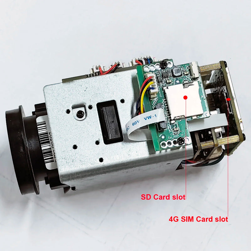 Camhi 4K 8MP 360X Zoom PTZ 4G IP Camera Auto IRIS P2P ONVIF IMX415 Support SD 256GB