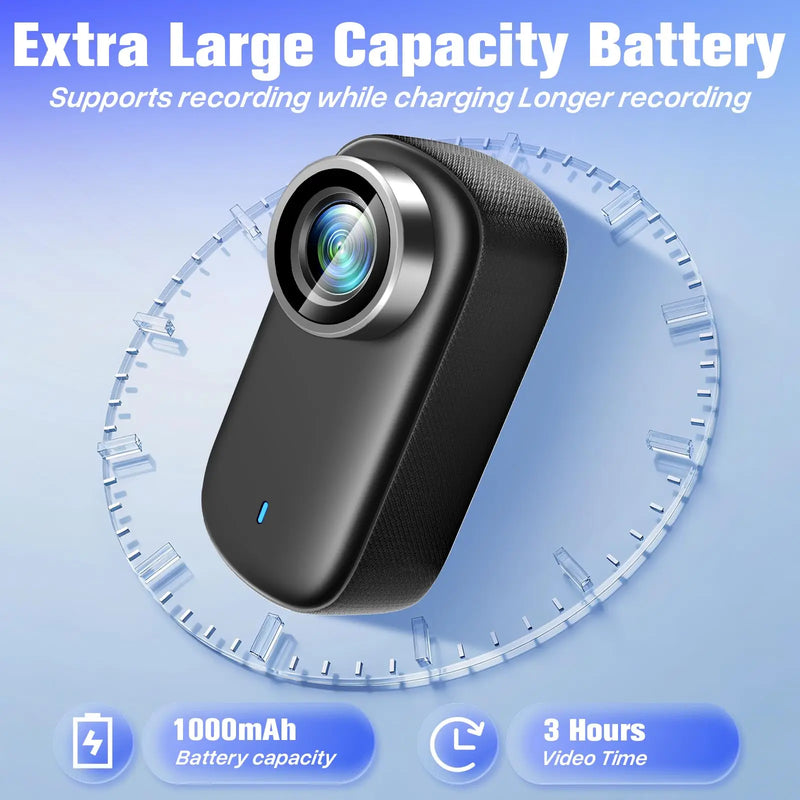 ANSVICAM 4K Wifi Mini Sports Camera POV Magnetic Thumb Action Camera Helmet Motorcycle Waterproof  Body Video Vlogging Cameras