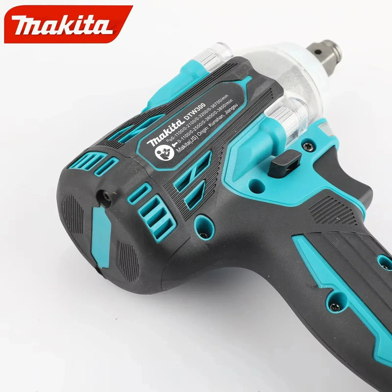 Makita DTW300 Tool Set Brushless Power Large Cordless Wrench 330Nm Torque Wind Cannon Remove Tire Lithium - View 2 | SAMAG