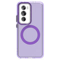 Magnetic For Magsafe Wireless Charge Cases For OPPO Reno 12 Pro Reno12 Reno12Pro 5G Shockproof Candy Color Bumper Cover