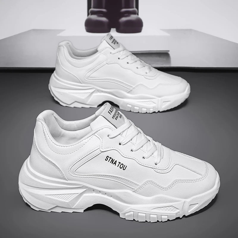Men's Shoes 2025 New Fashionable and Versatile Casual Shoes Thick soled Anti slip Sports Shoes