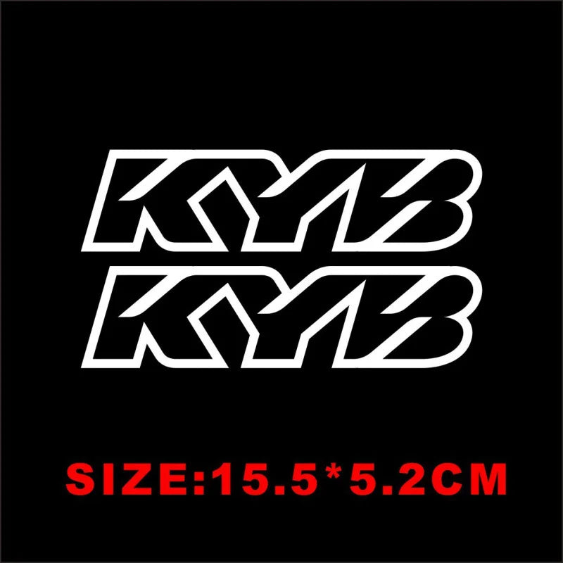Motorcycle Front Fork Stickers Motocross Waterproof Fork Decal for Showa KYB WP Shocks Cool Vinyl Durable Suspension Decals