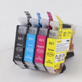4color LC521 LC-521 LC 521 Ink Cartridge Compatible For Brother DCP J1260W J1310DW J1360DW J1460DW 1260 1310 1360 1460 Printer