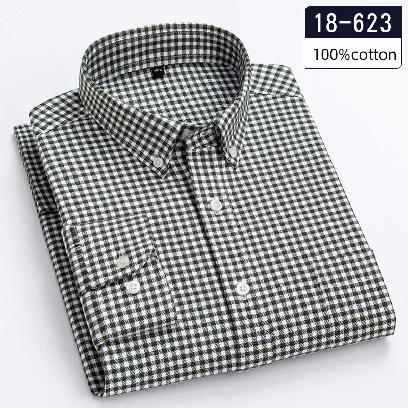 New in Shirt High-Quality 100% Cotton Long-Sleeve for Men | SAMAG