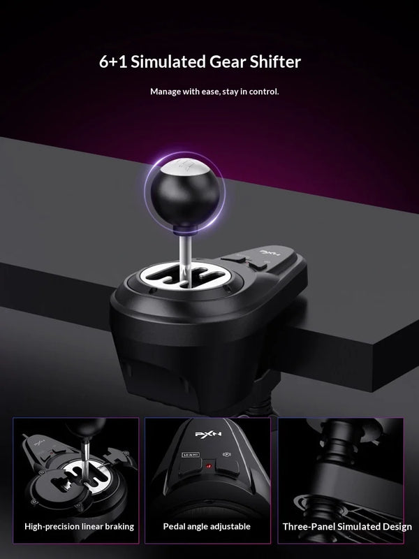 PXN V99 Racing Wheel Simulator Gaming Steering Wheel 3.2Nm Force Feedback For PC Windows 7/8/10/11,PS4,Xbox One,Xbox Series X/S