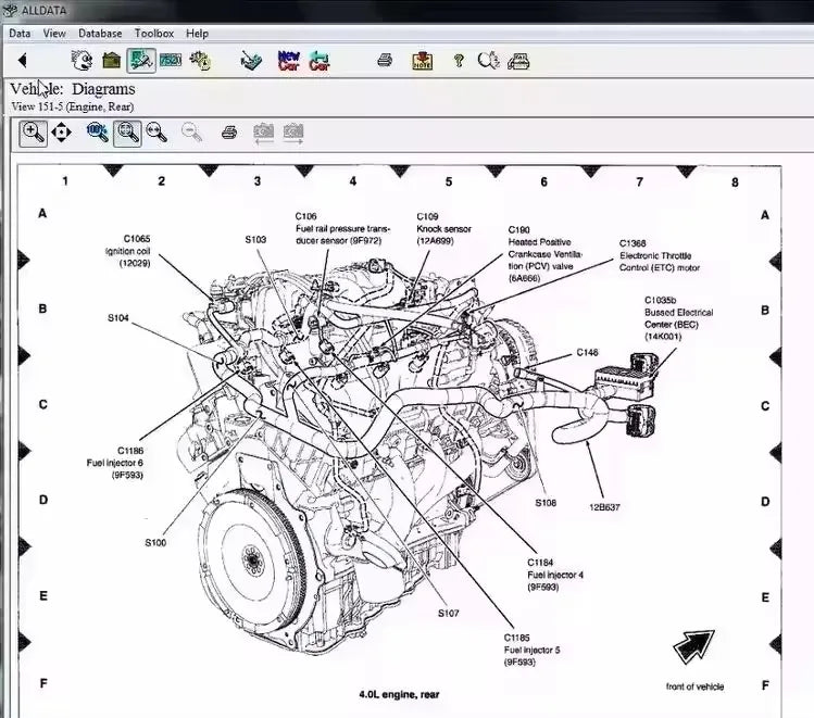 AllData 10.53 Automotive Diagnostic Software: Empowers full - fledged data technical support for cars and trucks with wirin