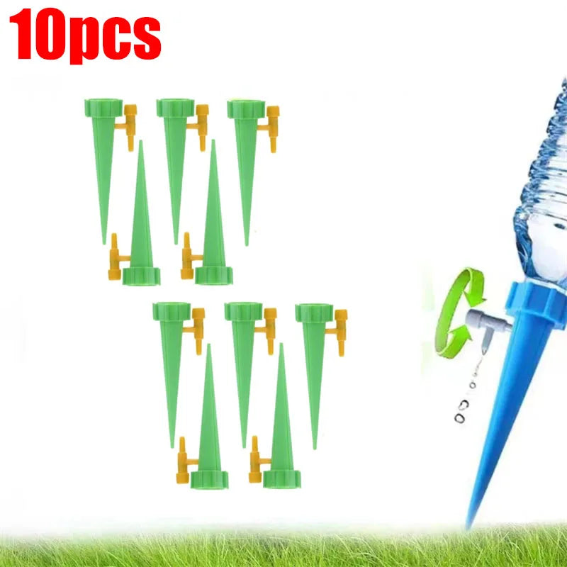 Automatic Drip Irrigation Watering System Plant Dripper Spike Kits Garden Self Watering Planter Insert Plant Watering Devices