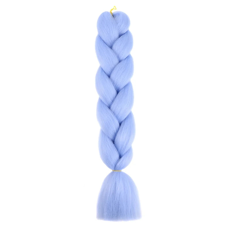 24 Inches DIY Jumbo Braiding Hair Synthetic Hair Extensions Afro Ombre Crochet Braid Hair Wholesale For Women