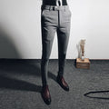 Men Suit Pants Dress Pantalone Hombre Stretch Slim Formal Trousers Calça Masculina Solid Color Casual Pants Fashion Men Clothing