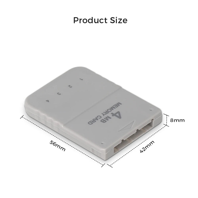 Haute42 4MB Memory Card Expansion Cards Suitable For PlayStation1 PS1 PS One Game Consoles Memory Card Game Saves for Sony Ps1