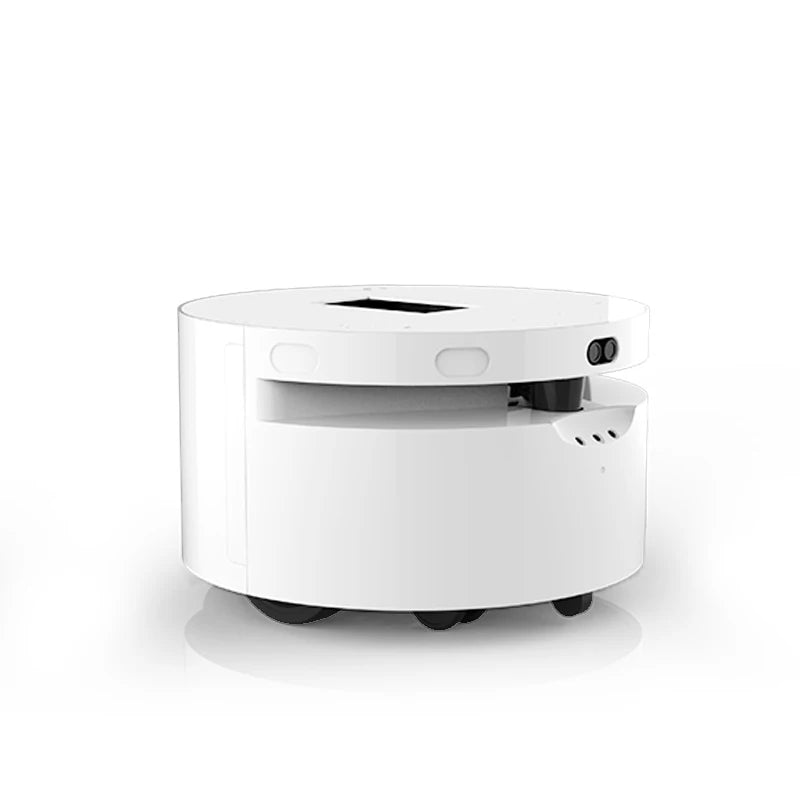 Customized Newest Design Stable Autonomous 4Wd Mobile Robot  Round Base Restaurant Warehouse Delivery Wheel Chassis Platform