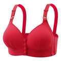 New Large Size Front Buckle Sexy Push up WOMEN'S Bra Adjustable Thin Cup Breathable Comfortable Middle-aged Mom Ladies Underwear