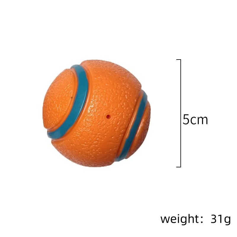 Chew Proof Dog Toy Ball High Elastic Jumping Fetch Ball for Aggressive Chewers Large Medium Small Dogs Puppy Pet Supplies