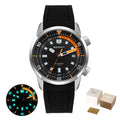 BERNY Automatic Diving Watches for Men 20ATM Super Luminous Mechanical Men's Diver Watch Sapphire Full Stainless Steel Dive