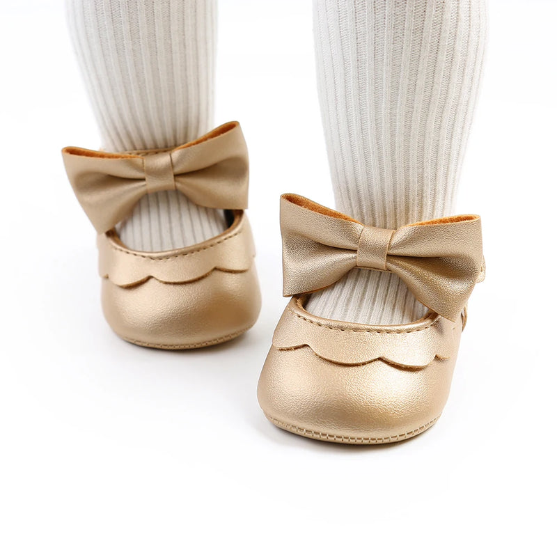 Baby Casual Shoes Infant Toddler Bowknot Non - slip Rubber - View 5 | SAMAG
