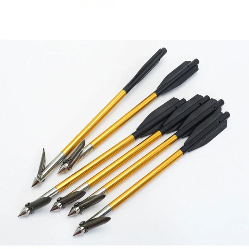Fishing Short Arrow Metal Aluminum Shaft 6.8 Inches | SAMAG