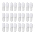 20/40/80 Pairs Spa Slippers for Guests Closed Toe Disposable House Hotel Slippers for Men Women Hotel Home Disposable Slippers