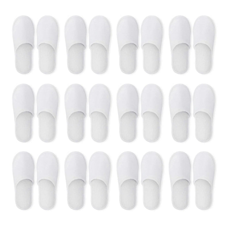 20/40/80 Pairs Spa Slippers for Guests Closed Toe Disposable House Hotel Slippers for Men Women Hotel Home Disposable Slippers