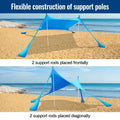 Hot Sell Portable Lycra Beach Canopy Tent UV Protection | SAMAG
