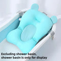 Adjustable Bathtub Support Mat Foldable Floating Baby Bath Seat Pad Shower Cushion Safety Water Pad for Newborn Baby Bathing Use