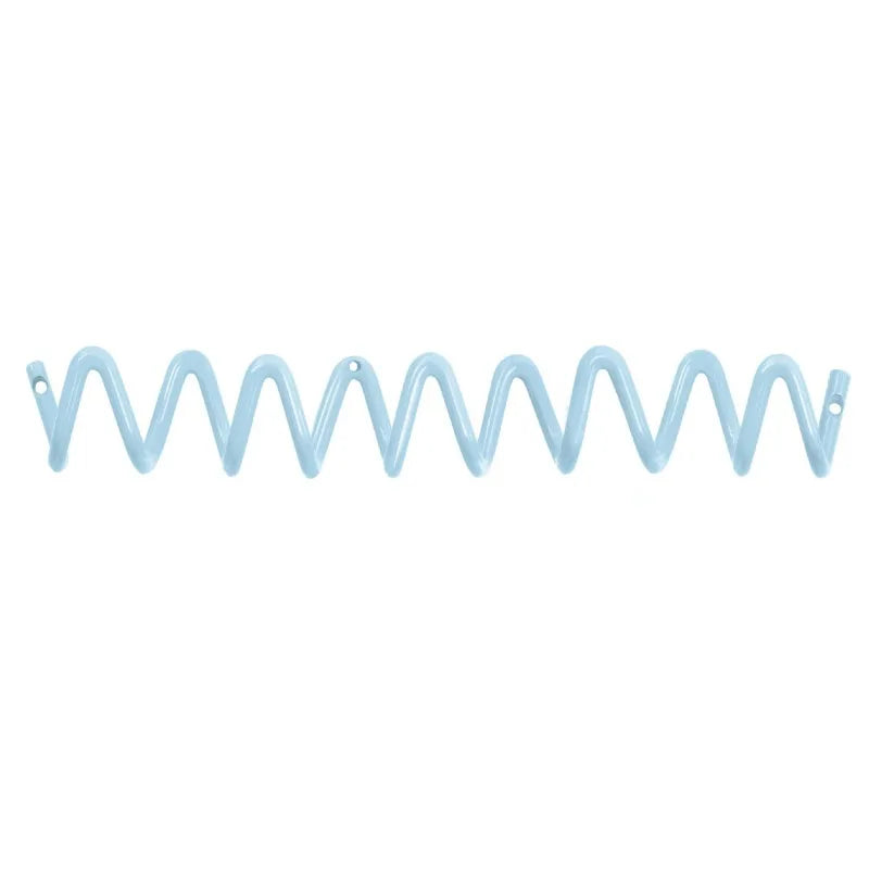 Wall Mounted Coat Rack Iron Clothes Hanger Modern Hall Wave Clothing Racks Aesthetic Wall Organizer Hook Living Room Furniture