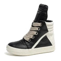 High-top Long Boots, Men's Autumn and Winter Shoes, High Street Niche Retro Motorcycle Versatile Sports Casual Sneakers