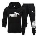 Letter printed sportswear set men's hooded sweatshirt | SAMAG