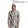 Anti-radiation 100% silver fiber knitted fabric women's long underwear Phone Electromagnetic radiation shielding men's underwear