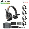 Accsoon CoMo SE MIC03 1V4 Full-Duplex Wireless Intercom Headset System Team Communication Headsets Microphone for Film Stage