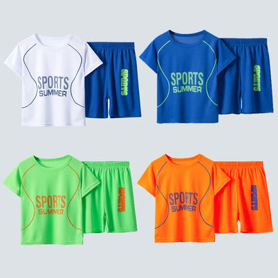 Of Summer Children's Quick - drying Sports Color Suit Boys | SAMAG
