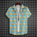 Hawaiian Shirt For Men 3d Beer Printed Short Sleeve Party | SAMAG