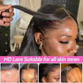 36 Inch Glueless Wigs Human Hair 100% Vietnamese Hd Lace Human Hair Bone Straight Lace Front Human Hair Wig On Clearance Sale