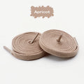 Classic Solid-Color Flat Laces Premium Cotton Casual Shoelaces Sneaker Shoelace Shoe accessories 1Pair