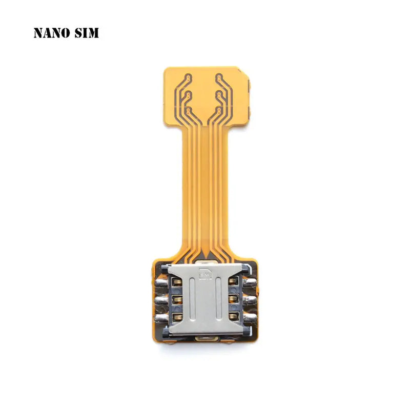Universal TF Hybrid Sim Slot Dual SIM Card Adapter Micro SD Extender Nano Cato  Android Phone