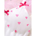 Women's Sleepwear Underwear Rose Lace Bow & Heart Print | SAMAG