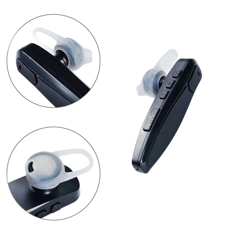 Bluetooth Wireless Headset Walkie Talkie Two Way Radio Earpiece Compatible with BaoFeng UV-82 UV-5R 888S UV5R - Hands-Free Commu