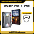 Ulefone Armor Pad 5 Pro 5G Rugged Tablet 24200mAh Android 15 Tablet 12GB+20GB RAM, 512GB ROM 64MP 120W GPS NFC