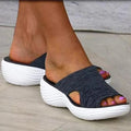Women Shoes Sandals Summer Retro Walking Shoes Beach Women Shoe Non-Slip Sandals Ladies Slides Footwear Slipper Female