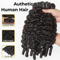 12A Burmese Curly Hair Bundles Burmese Virgin Raw Human Hair Bundles Unprocessed Weaving Water Wave Curly Hair Extensions 32In