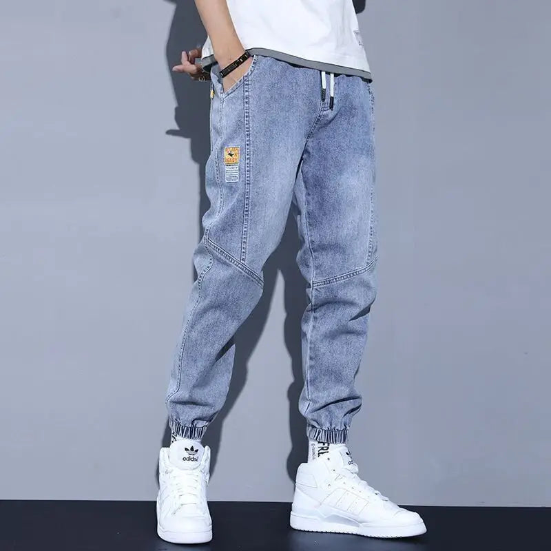 Vintage Streetwear Baggy Jeans Men Loose Denim Jogger | SAMAG