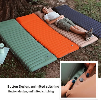Outdoor Inflatable Pad, Tent Sleeping Double - sided | SAMAG