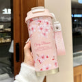 500ML Thermo Cafe Coffee Mug Car Thermos Mug LeakProof Travel Thermo Cup for Tea Coffee Stainless Steel Water Bottles for girls