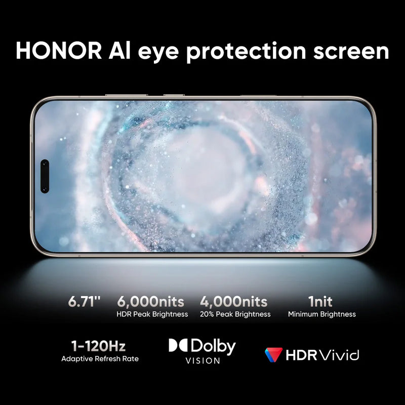 HONOR Magic8 Pro Global Version Snapdragon 8 Elite Gen 5 6.71" OLED Display 7100mAh Battery 100W SuperCharge Support eSIM NFC